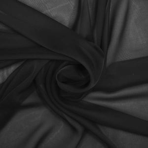 Cationic chiffon / Black