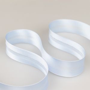 Satin bias binding 19 mm / 7 Pale blue