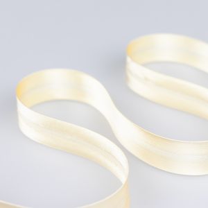 Satin bias binding 19 mm / 12 Champagne