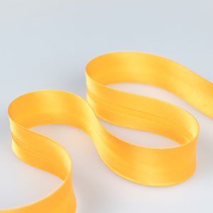 Satin bias binding 19 mm / 14 Gold