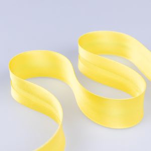 Satin bias binding 19 mm / 43 Yellow