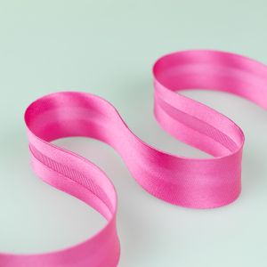 Satin bias binding 19 mm / 200 Fuchsia