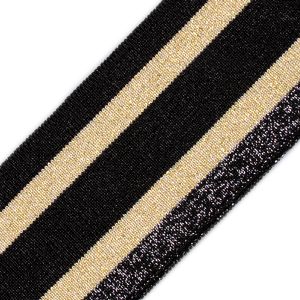 Ribbing / Black with a golden stripe