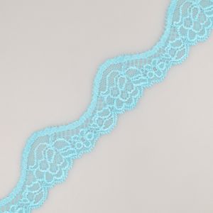 Stretch lace 40 mm / Blue