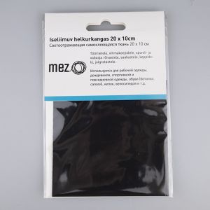 Self-adhesive reflector-patch 10x20 cm / Black