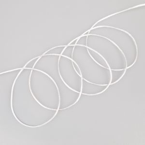 Satin cord 1 mm / White 101