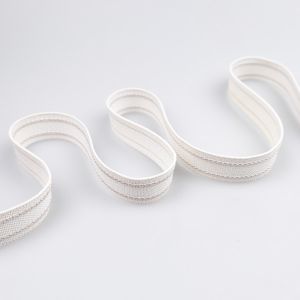 Elastic with latex 20 mm / white