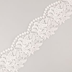 Guipure Lace 60 mm / White