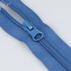 5 mm open ended Chunky zip 25 cm / 218 Gray blue