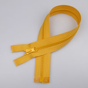 5 mm Zipper T5 open-ended 40 cm / 123 Dark Yellow