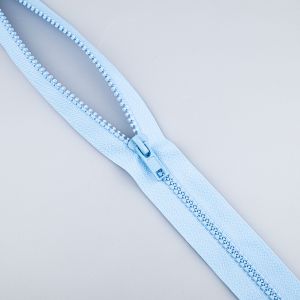 5 mm open ended Chunky zip 40 cm / 185 Lt blue