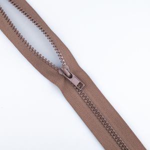 5 mm open ended Chunky zip 55 cm / 290 Brown