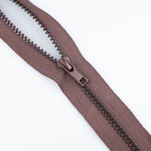 5 mm open ended Chunky zip 55 cm / 299 Brown