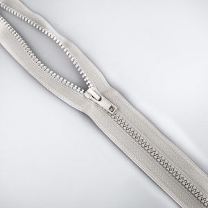 5 mm open ended Chunky zip 60 cm / 317 Grey