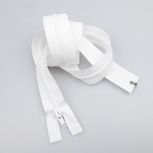 7 mm open-ended zipper S7 100 cm / 101 White