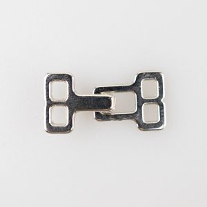 Corset hook 10x10 mm / nickel
