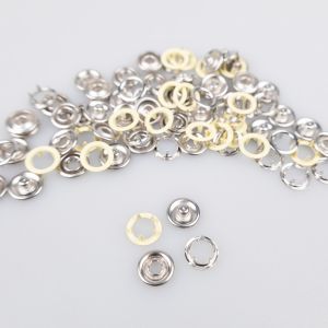 Round popper 9,5 mm (4 parts) / Yellow 108