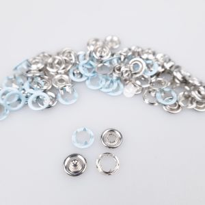 Round popper 9,5 mm (4 parts) / Blue 184