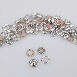 Round popper 9,5 mm (4 parts) / Beige 294