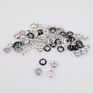 Round popper 9,5 mm (4 parts) / Black 332