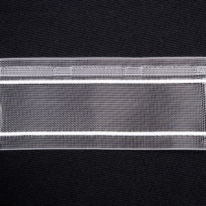 Curtain tape 50 mm / Shortening 1:2 / With loops