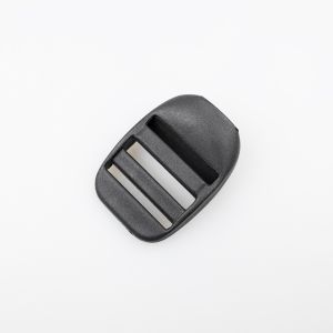 Plastic adjuster with a round body 25 mm / black