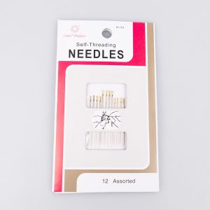 Self threading Hand Sewing needles 12 pcs