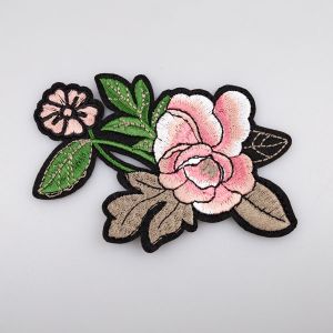 Iron-on motif FLOWER 7x11 cm