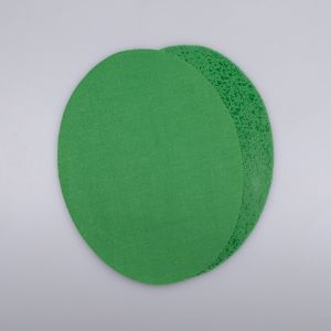 Iron on patch PV oval 10x14 cm / Green 239