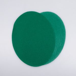 Iron on patch PV oval 10x14 cm / Green 258