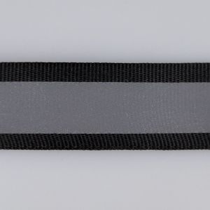 Reflective band 25 mm / Black