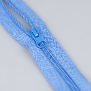 5 mm open-ended zipper with one slider 50 cm / Blue 212