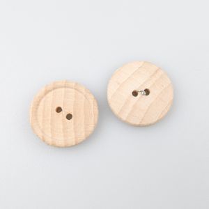 Wooden button 23 mm