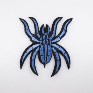 Iron-on motif SPIDER / blue 212