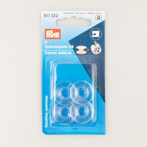 Plastic Sewing Machine Bobbins 20.5 mm 4 pc