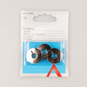 Metal Sewing Machine Bobbins  Empisal, Toyota, Bernettee 3 pc