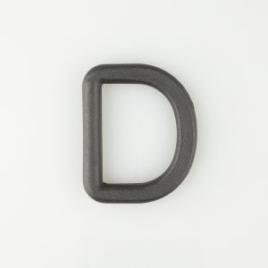 Plastic D-ring 25 mm / Black