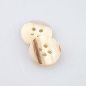 Shirt button / 11 mm / Beige/brown