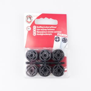 Plastic Sew on Snap Fastenersˇ"MIA" 15 mm