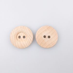 Wooden button 25 mm