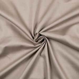 Cotton satin bedsheeting Paris Dream / Taupe