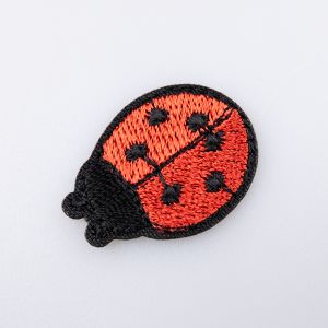 Iron-on motifs 30 x 35 mm / Ladybird