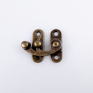 Metal purse Clasp  28 x 33 mm / Oxide