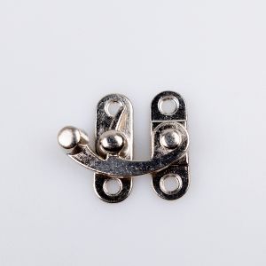 Metal purse Clasp  28 x 33 mm / Nickel