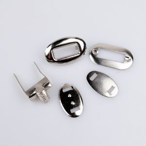 Turn Lock Clasp for Bag 18 x 32 mm / Nickel