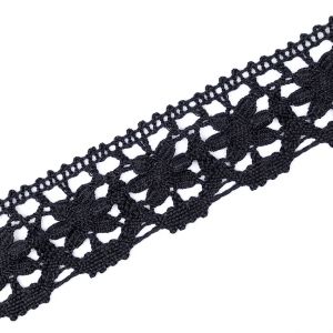 Cotton lace / Black