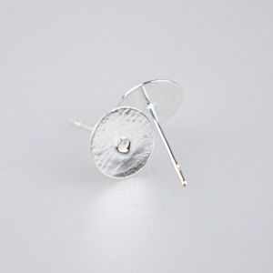 Ear stud 8 mm / Silver