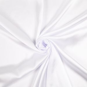 Charmuse satin / White