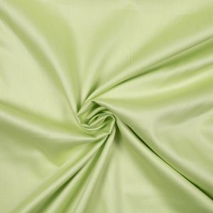 Cotton satin bedsheeting Shadow / Lime