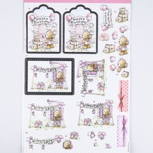 Foiled Decoupage / Birthday Surprise